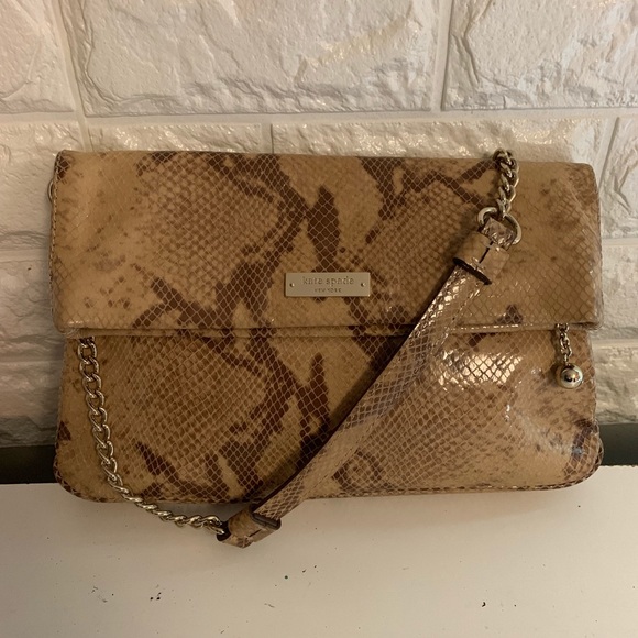 kate spade Handbags - EXCELLENT kate spade snakeskin shoulder bag